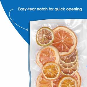 ถุงสูญญากาศสำหรับเก็บอาหารในครัวเรือน ขนาดสั่งทำได้ วัสดุ PA/PE ป้องกันความชื้น ซีล 3 ด้าน สำหรับเก็บหมากฝรั่ง อาหารสัตว์เลี้ยง แช่แข็งได้ - Product Image 3