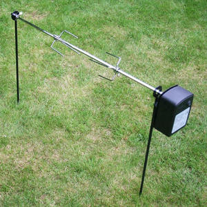 BBQ Grill Top Rotisserie Kebab Skewers แบตเตอรี่ดำเนินการ Bbq Grill - Product Image 5