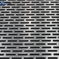 Grilles décoratives personnalisées en acier inoxydable 304 perforées pour haut-parleurs