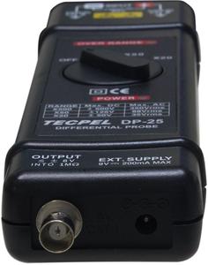 หัววัดพลาสติกแบบดิฟเฟอเรนเชียล TECPEL DP-25 สำหรับออสซิลโลสโคป 25MHz - Product Image 3