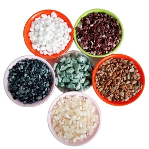 حجر مرصع بالحصى الملونة الطبيعية تان رصف البازلت للاستخدام في الهواء الطلق والمتنزهات - Product Image 1