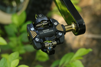 Pédales VTT RACEWORK à Encliquetage Automatique, Pédales de Vélo de Route avec Crampons et Roulements, Repose-Pieds, Pièces de Vélo