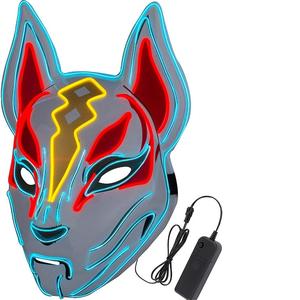 Halloween LED Face <strong>Mask</strong> Glowing <strong>Scary</strong> <strong>Mask</strong> for Decoration &amp; Costume - Product Image 4