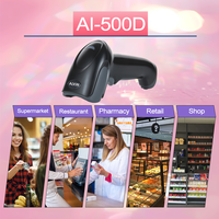 AIXW Venta Directa de Fábrica Escáner de Código de Barras 1D 2D Lector de Código QR PDF417 Biblioteca de Matriz de Datos Lector de Código de Barras 2D con Bonito Diseño