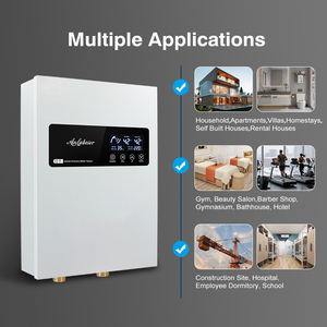 <span class=keywords><strong>Chauffe</strong></span>-eau électrique mural compact 9KW 12KW pour salle de bain, <span class=keywords><strong>chauffe</strong></span> rapide en 3 secondes, pour plusieurs douches, gain de place - Product Image 5