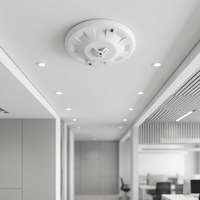 Détecteur de chaleur conventionnel double Alfamax C-1003 pour système d'alarme incendie – Capteurs de détection de surtension de température fixe – Détection de chaleur avancée