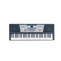 Clavier électronique 61 touches avec écran LED, 100 sons, rythmes, fonction d'enregistrement, piano portable (EK61201)