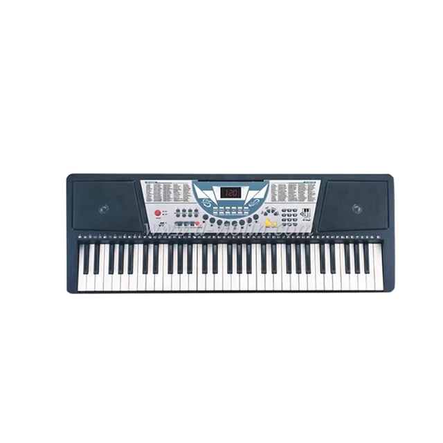 61-Key Electronic Keyboard LED Display 100 Tones Rhythms Recording Function Portable Piano (EK61201)