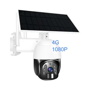 Tuya Smart 4G LTE IP surveillance camera 4g solar ptz camera for construction sites and farm security