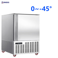Congélateur commercial à haute efficacité en acier inoxydable Machine de congélation rapide à 5 plateaux-Congélateur à température unique à 45 degrés