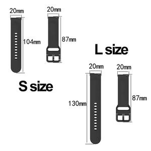 Correa de Silicona de 20 mm para Reloj Samsung Galaxy Watch 7, 6, 5, <span class=keywords><strong>4</strong></span>, 3, Active 2, Accesorios de Repuesto - Product Image 2
