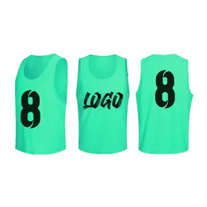 2023Free Sample Cheap custom mesh scrimmage numbered soccer training bibs