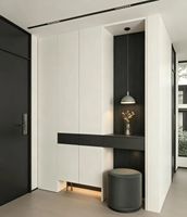 Modernes Holz-Schuhregal Umweltfreundliches Design Langlebige Konstruktion Modulare Verstellbare Regale für 50+ Paar Schuhe Hotel- und Fitness-Studio-Nutzung