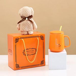 Ensemble cadeau promotionnel pour femmes, mariage/ demoiselle d'honneur, serviette en céramique personnalisée, tasse à café pour le Nouvel An, la Saint-Valentin et les anniversaires - Product Image 2