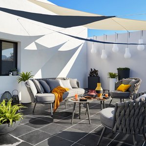 Ensemble <span class=keywords><strong>de</strong></span> canapé <span class=keywords><strong>de</strong></span> <span class=keywords><strong>salon</strong></span> extérieur en corde tressée contemporain Walden <span class=keywords><strong>2022</strong></span> à vendre - Product Image 1