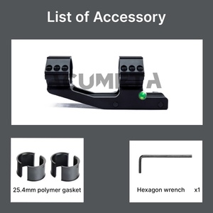 Montura de Aluminio ACUMETA para Visor de 30 mm/1 Pulgada con Calibración Horizontal, Altura del Centro de 1.4 Pulgadas para Uso en Exteriores - Product Image 5