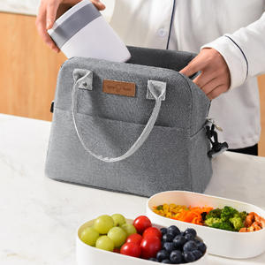 Bolsa Térmica para Almuerzo Beilian, Gran Capacidad, Bandolera, Impermeable, Gris, Rosa, Rojo, Negro, Primavera 2021, Origen Yiwu - Product Image 5