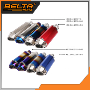 BELTA Xe Máy Xả <span class=keywords><strong>Muffler</strong></span> Carbon Nhân Tạo Thiết Kế KEX-D02-235CT - Product Image 3