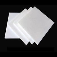 Feuille de PTFE de 12 à 50 mm d'épaisseur, 1200 mm x 1200 mm, avec propriétés antiadhésives, facile à nettoyer, service de découpe disponible