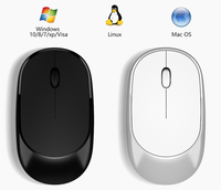 Kualitas Tinggi 2.4G Wireless Mouse untuk Notebook PC Desktop