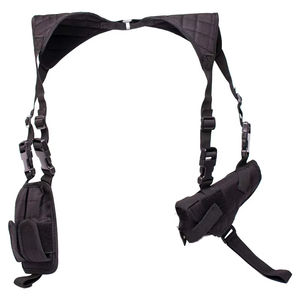 Étui d'épaule universel personnalisé noir dissimuler sac de transport étui d'épaule tactique 2 poches harnais d'épaule pour hommes chasse - Product Image 2
