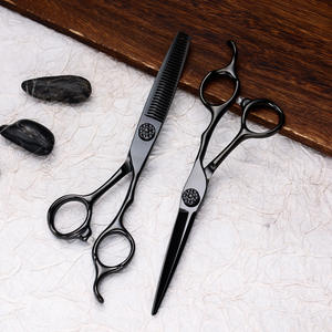 Tijeras de peluquería Hy-6.0 pulgadas, tijeras de entresacar de acero inoxidable, tijeras planas para cortar flequillo, origen Vietnam, fabricadas en Suzhou - Product Image 1