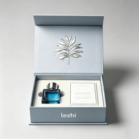 Boîte d'emballage en carton magnétique pour parfum avec logo personnalisé, 50 ml, 100 ml, boîte cadeau de luxe haut de gamme pour flacon de parfum, fermeture magnétique