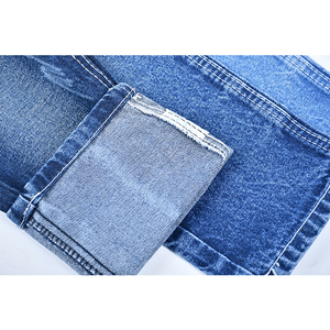 Tela vaquera 100% algodón de 14 oz, estilo sarga de alto gramaje, teñida con hilo, para jeans estilo boyfriend - Product Image 1