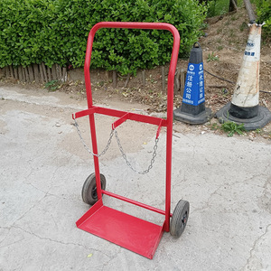 Gas Cylinder <b>Cart</b> 1055x630x330mm Carbon Steel With Brakes For Retrofit Upgrade - Product Image 1