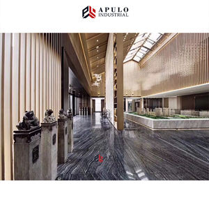 Fabbrica diretta marrone <span class=keywords><strong>antico</strong></span> pavimento in legno zebra pietra di marmo piastrelle del pavimento di prezzi a buon mercato nero di bambù zebrano grigio marmo - Product Image 5