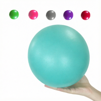Ballon de Pilates en PVC miniature de 9 pouces, ballon d'exercice portable pour la stabilité, entraînement de yoga