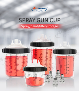 Gobelet de pulvérisation jetable pour pistolet de peinture 650 ml, 125 microns, 190 microns - Product Image 4