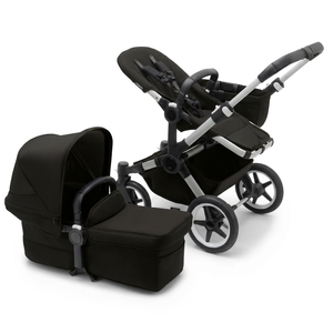 รถเข็นเด็กแบบขยายได้พร้อมเปลนอนและเบาะนั่งสำหรับเด็กเล็ก - Product Image 1