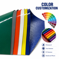 Rouleau de tissu en bâche PVC ignifuge, résistant aux déchirures, stabilisé aux UV, imperméable, 900 GSM, 1000D, certifié CPAI 84, usage intensif