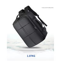 Sac à dos professionnel personnalisé avec logo, étanche, antivol, compatible ordinateur portable, avec port USB, fermeture éclair en polyester, capacité 20-39L