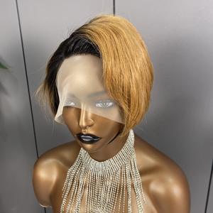 T-part Lace Perruques Humaines Cheveux Vietnamiens Court Pixie Perruque Top Qualité Perruque Courte Postiche pour les Femmes Noires - Product Image 3