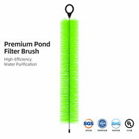 Brosse filtrante industrielle pour bassin de pisciculture à grande échelle, logo personnalisé OEM ODM, média filtrant biologique pour bassins à KOI