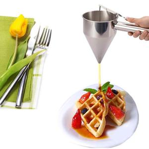 Ustensiles de cuisine en acier inoxydable en gros pour la cuisson : entonnoir de séparation, passoire, distributeur, fabrication de bougies, pâtisserie, takoyaki - Product Image 2