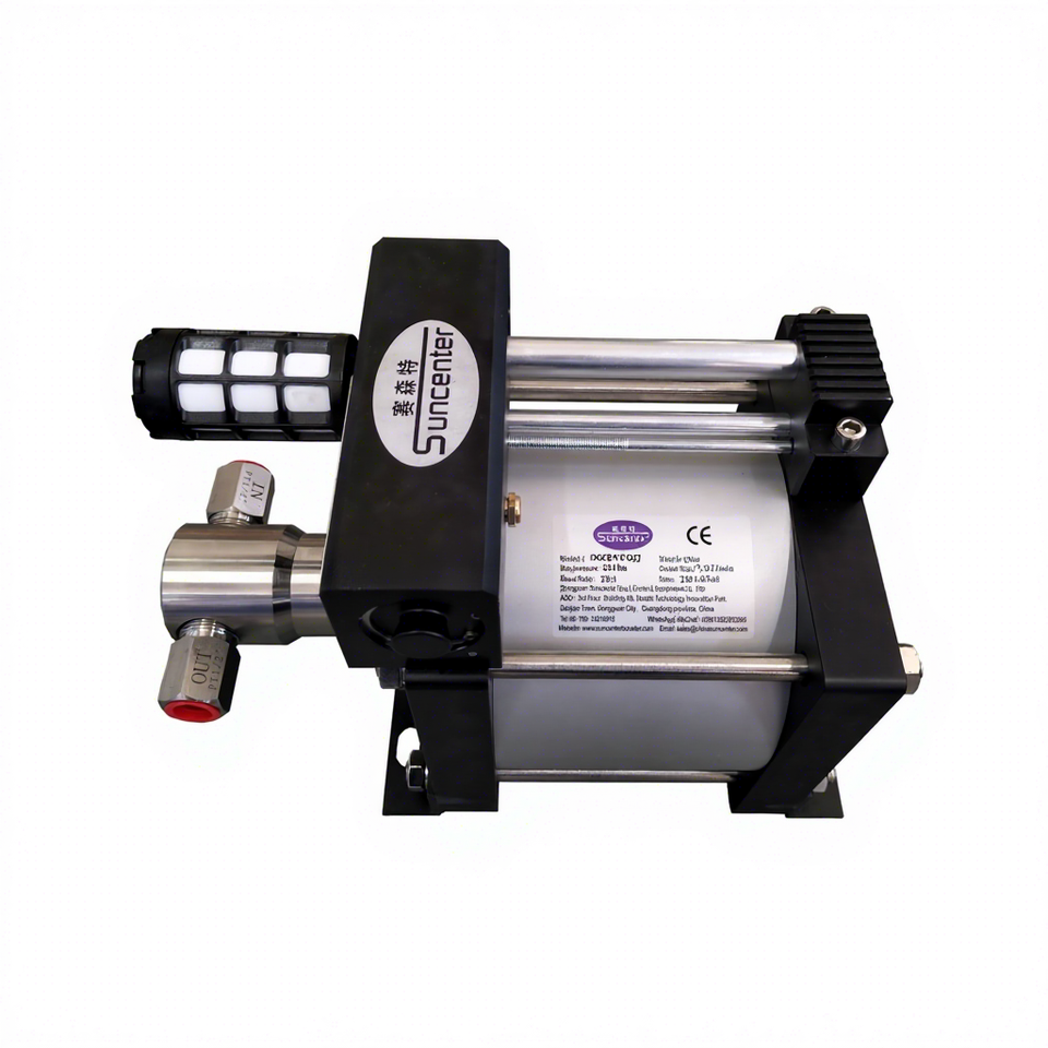 Suncenter Air Driven Liquid CO2 Gas Booster Piston Pump for Machining ...