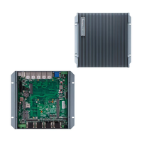 Industrie sans ventilateur Mini Box Pc intégré Support informatique personnalisé en alliage d'aluminium I3 I5 I7 Mini Box Pcs avec fentes Pcie