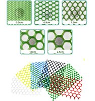 Filet en plastique HDPE vert pour clôture d'élevage avicole, maille de protection pour poulailler, grillage durable pour jardin potager
