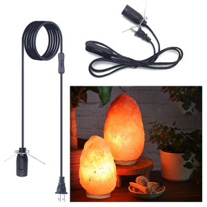 สายไฟสำหรับโคมไฟเกลือแบบ IEC AC ปลั๊กแบบ 2 ขาของสหรัฐอเมริกา พร้อมสวิตช์เปิด-ปิด และแผ่นพลาสติก - Product Image 5