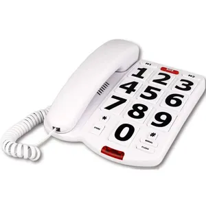 Vaste Telefoon Wordt Geleverd Met Rode Sos Telefoon Sneltoets Grote Sleutel Voor Ouderen Gebruik