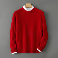 Pull en tricot pour homme, manches longues, automne-hiver, mode décontractée, pull en laine, logo personnalisé, OEM ODM, vente en gros d'usine