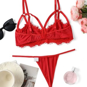 Ensemble de lingerie rouge pour femmes pour les fêtes du Nouvel An (7093) - Disponible sur AliExpress Europe & Amérique - Product Image 2