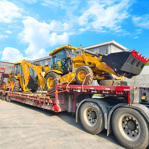 Miễn phí vận chuyển trang trại backhoe loader CE EPA 4x4 Mini kết thúc trước máy kéo loader bánh xe máy xúc backhoe loader - Product Image 5