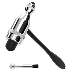 Marteau de réflexes métallique professionnel, outil de diagnostic neurologique médical pour les cliniques, les hôpitaux et les professionnels de santé - Product Image 1