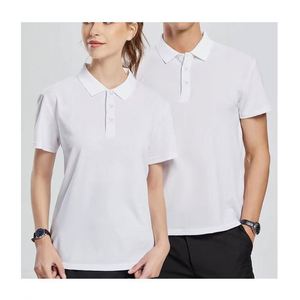 Polo de travail unisexe en polyester uni à séchage rapide, personnalisable OEM/ODM pour entreprise, idéal pour le golf - Product Image 1