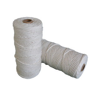 כבל מקראמה באיכות גבוהה 3 מ "מ 100% חבל כותנה טבעי חוט חוט לסרוג - Product Image 3