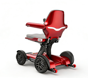 Fauteuils roulants pliables portables à commande à distance sans fil, à une seule touche, pour les voyages - Product Image 5